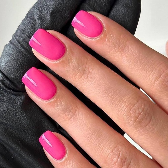 Hot Pink Press On Nails - Picture 2 of 3